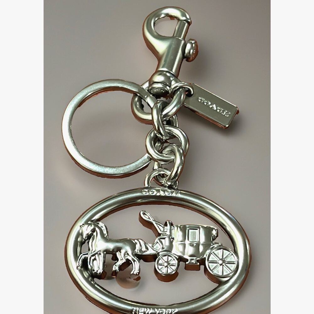 Coach Horse and Carriage Key Fob Purse Charm bag charm NWOT
